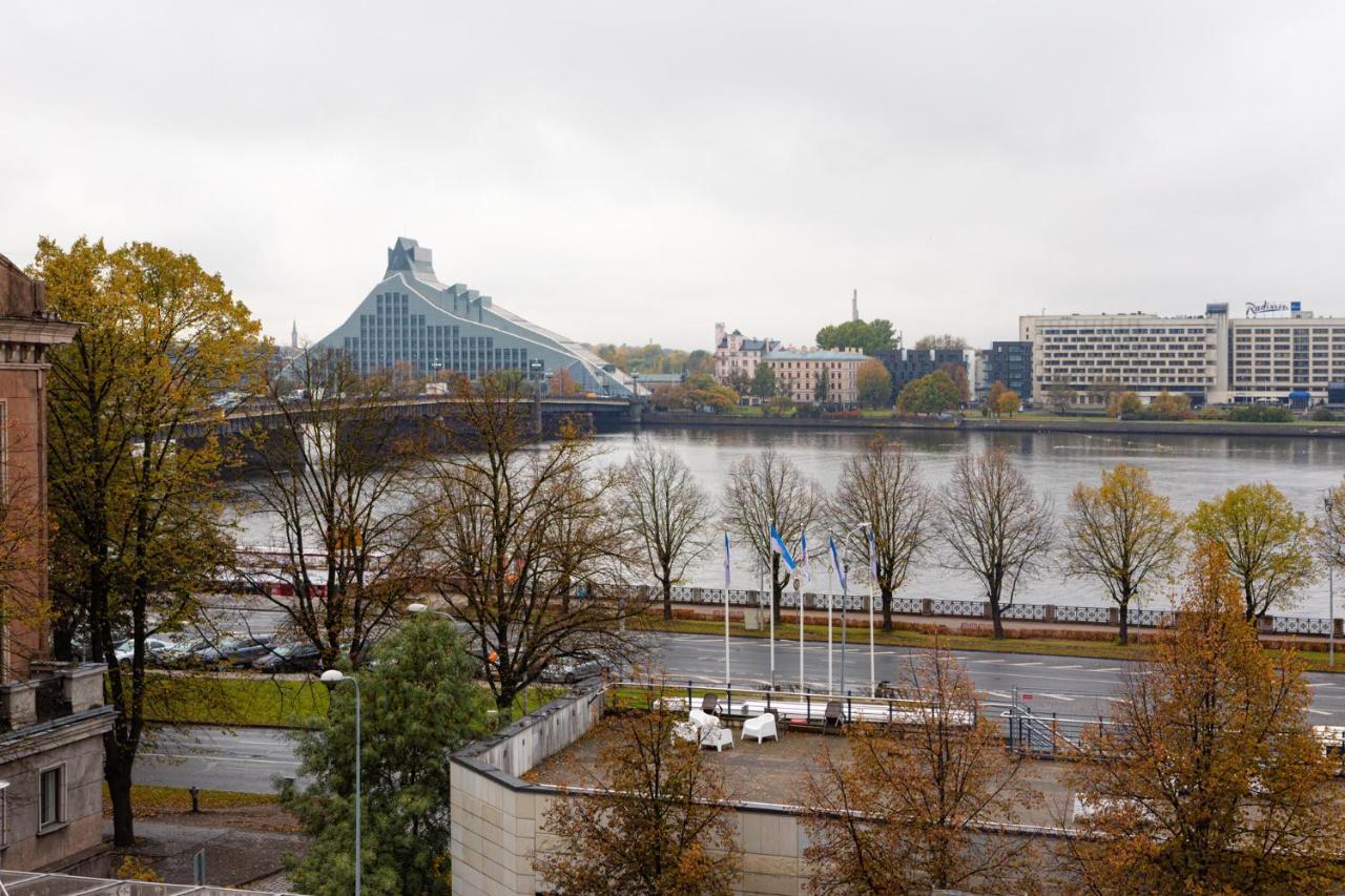 Old Riga Two Floor Palasta Loft Apartment With River View Zewnętrze zdjęcie